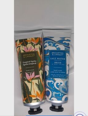 Hand Cream Duo - Tropical Spritz & Salt Water Breeze Large Tubes Value Size New!